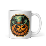 Retro Ghoul 4 White glossy mug