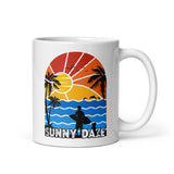 Sunny Daze White glossy mug