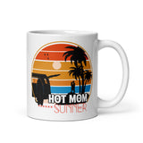 Hot Mom Summer White glossy mug