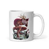 Horror Reindeer 1 White glossy mug