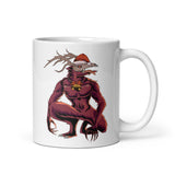 Horror Reindeer 2 White glossy mug