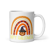 Happy Halloween White glossy mug