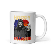 Happy Halloween White glossy mug