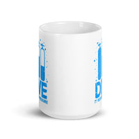 Dive (It Reduces Pressure) White glossy mug