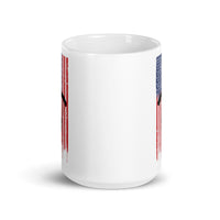 American Parachutist White glossy mug