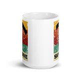 Skydive White glossy mug