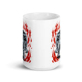 Abominable Snowman White glossy mug