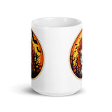 Retro Ghoul 20 White glossy mug