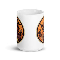 Retro Ghoul 18 White glossy mug