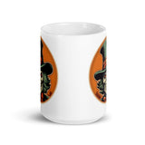 Retro Ghoul 17 White glossy mug