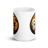 Retro Ghoul 12 White glossy mug