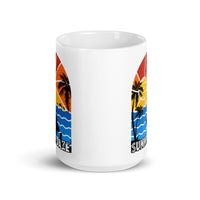 Sunny Daze White glossy mug