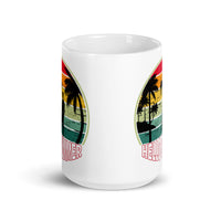 Hello Summer White glossy mug