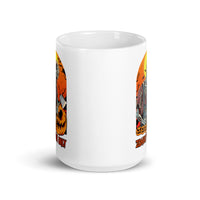 Zombie Vibe Only White glossy mug