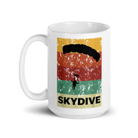 Skydive White glossy mug