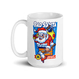 Bad Santa White glossy mug