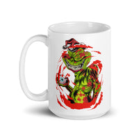 Christmas Demon White glossy mug