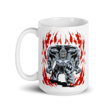 Abominable Snowman White glossy mug