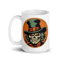 Retro Ghoul 17 White glossy mug