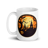 Retro Ghoul 6 White glossy mug