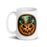 Retro Ghoul 4 White glossy mug