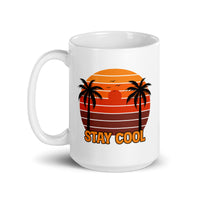 Stay Cool White glossy mug