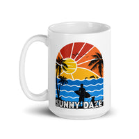 Sunny Daze White glossy mug