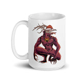 Horror Reindeer 2 White glossy mug