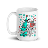 Sorta Merry Sorta Scary White glossy mug