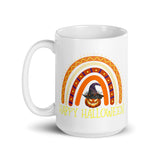 Happy Halloween White glossy mug