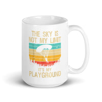 The Sky is Not My Limit White glossy mug