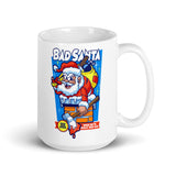 Bad Santa White glossy mug