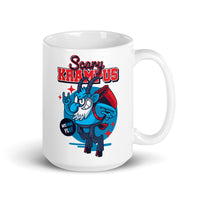 Scary Krampus White glossy mug