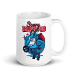 Scary Krampus White glossy mug