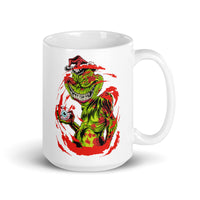 Christmas Demon White glossy mug