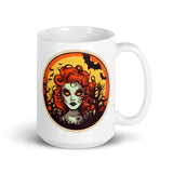 Retro Ghoul 20 White glossy mug