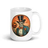 Retro Ghoul 15 White glossy mug