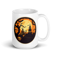 Retro Ghoul 6 White glossy mug