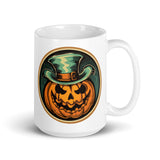 Retro Ghoul 4 White glossy mug