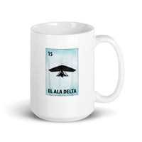 El Ala Delta White glossy mug