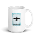 El Ala Delta White glossy mug