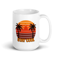 Stay Cool White glossy mug