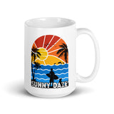 Sunny Daze White glossy mug