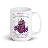 O Christmas Tea White glossy mug