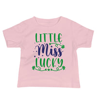 Little Miss Lucky Baby Jersey Short Sleeve Tee