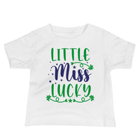 Little Miss Lucky Baby Jersey Short Sleeve Tee