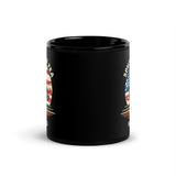 Spilling the Tea Since 1773 Black Glossy Mug