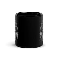 Like Sounds Better with Music Black Glossy Mug