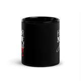 Horror Movie Addict Black Glossy Mug