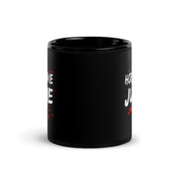 Horror Movie Junkie Black Glossy Mug